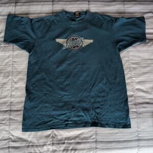 Vintage 1995 Harley Davidson T Shirt XL Single Stitch Holoubek 90s St Augustine